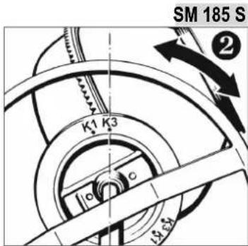 Lescha SM 185 S - ⚠️ Handrad beim Schwenken gut festhalten. - 3