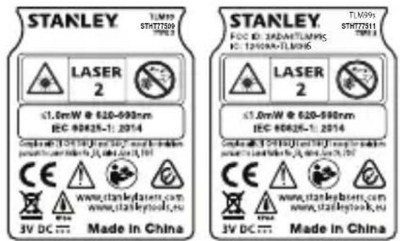 STANLEY TLM99si - VAROITUS: - 1
