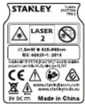 STANLEY TLM99si - ОСТОРОЖНО: - 1