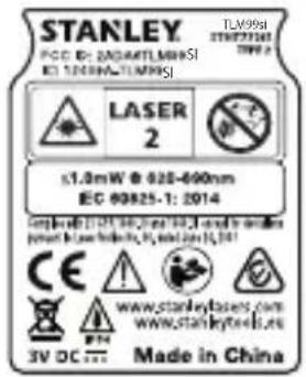 STANLEY TLM99si - WARNUNG: - 2