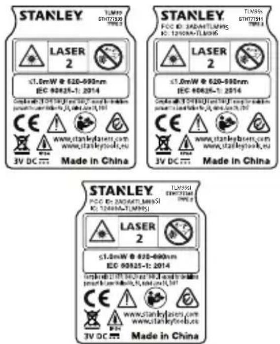 STANLEY TLM99si - ADVERTENCIA: - 1