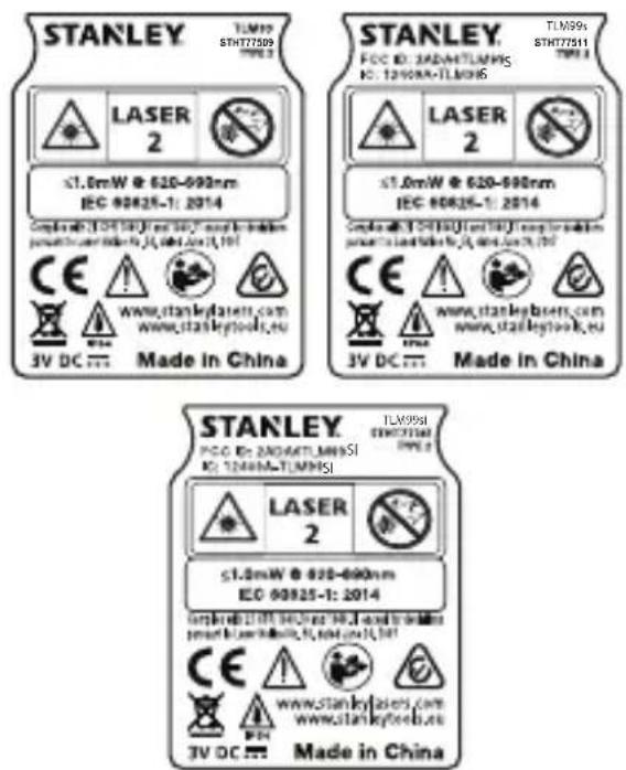 STANLEY TLM99si - AVERTISSEMENT : - 1
