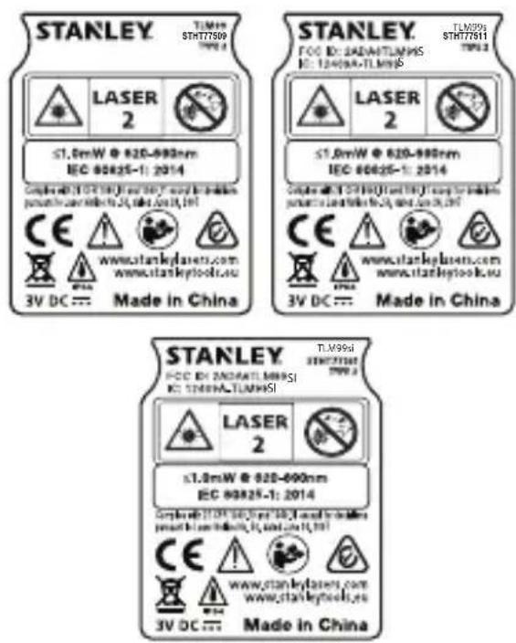 STANLEY TLM99si - WARNING: - 1
