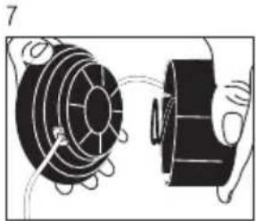 GARLAND Best 721GV18 - 6.2.4.1.CAMBIO DEL HILO DE NYLON - 7