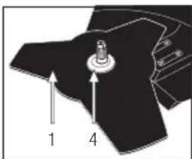 GARLAND Best 721GV18 - MONTAGGIO DEL DISCO DA TAGLIO - 2