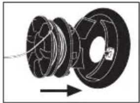 GARLAND Best 721GV18 - 6.2.4.1.CAMBIO DEL HILO DE NYLON - 5