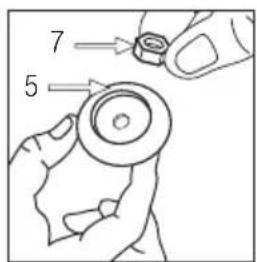 GARLAND Best 721GV18 - MONTAGGIO DEL DISCO DA TAGLIO - 3