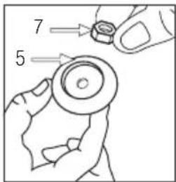 GARLAND Best 721GV18 - MOUNTING THE CUTTING DISC - 3