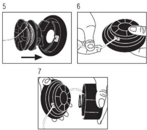 GARLAND Best 921GV18 - 6.2.4.1.CAMBIO DEL HILO DE NYLON - 5