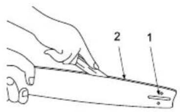 GARLAND Montana 516V20 - MANUTENZIONE DELLA BARRA DELLA CATENA - 2