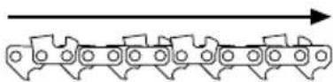 GARLAND Montana 516V20 - BAR AND CHAIN INSTALLATION - 4