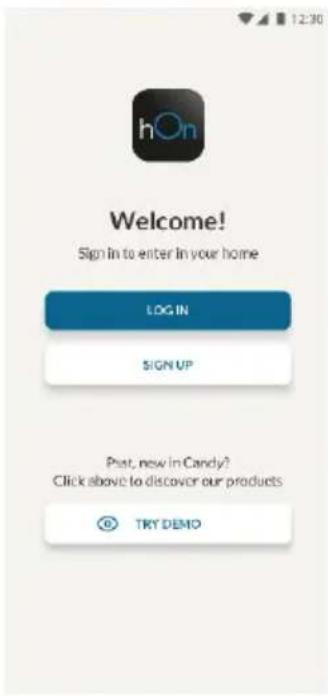 12:30 hOn Welcome! Sign in to enter in your home LOG IN SIGN UP Past, now in Candy? Click above to discover our products TRY DEMO