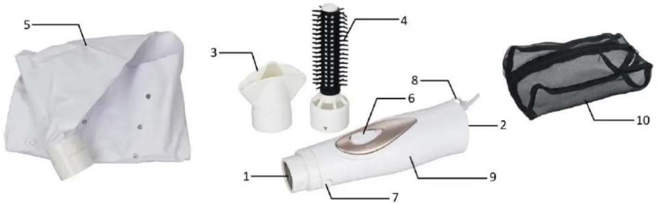Emerio HDH126430 - DELBESKRIVNING - 1