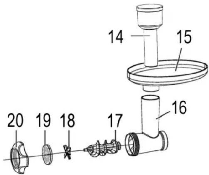 PROFICOOK PCKM 1151 - Montage des Fleichwolfes - 1