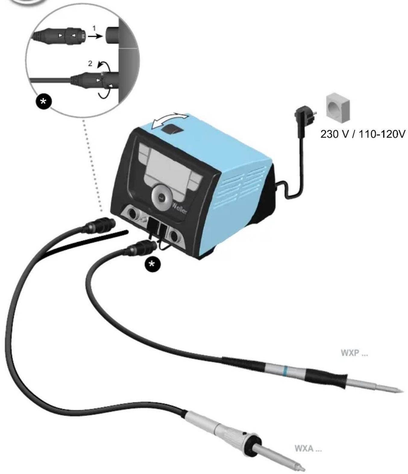 Weller WXP 90 - WXA 2 - 1