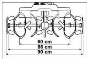 60 cm 86 cm 90 cm