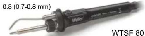 Weller WTSF 80 - WTSF 80   WTSF 120   WXSF 120 - 4