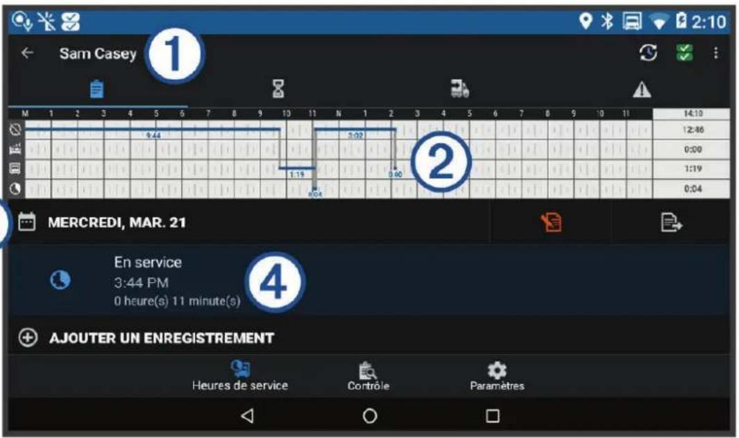 GARMIN DEZL LGV810 - Présentation de l'application Garmin eLog - 2