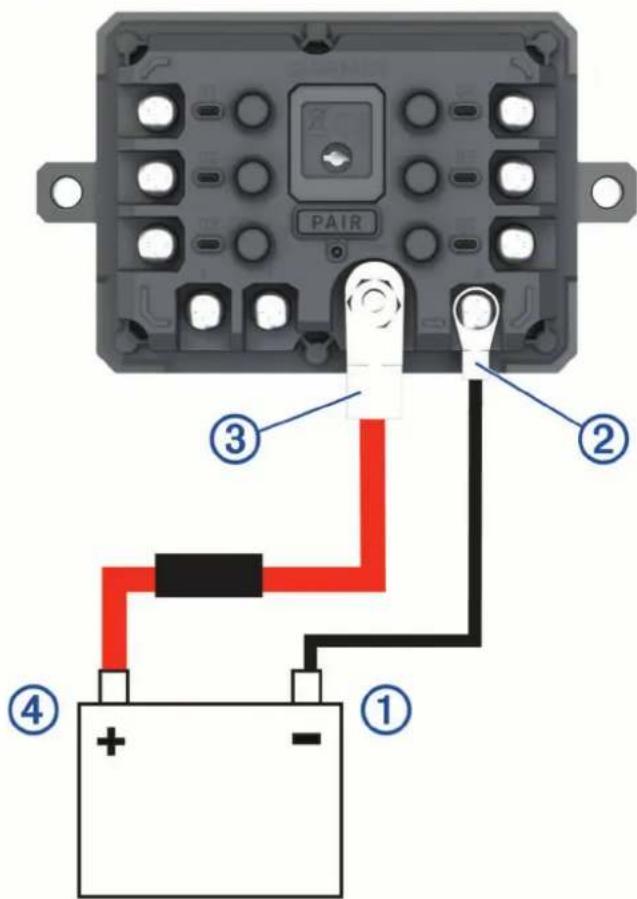 GARMIN DEZL LGV810 - Raccordement de l'appareil à l'alimentation du véhicule - 1