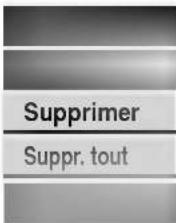 Supprimer Suppr. tout
