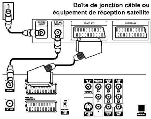 Boîte de jonction câble ou équipement de réception satellite AERIAL INPUT AERIAL OUTPUT SCAD7 AV1 SCAD7 AV2 N°.031 RUBULAT ALEXPRESSO OUTPUT OUT GROWTH OUT AUDIO OUT AUDIO OUT STUDIO OUT STUDIO OUT STUDIO OUT