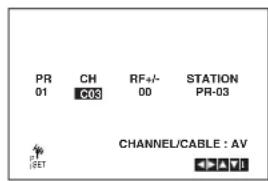 LG V390HP - Changer les autres stations - 2