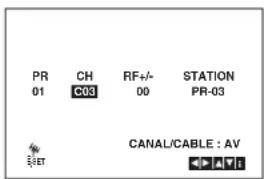 LG V390HP - Tourner les stations TV manuellement - 2