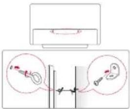 LG OLED83C1PVA - Securing TV to the Wall - 1
