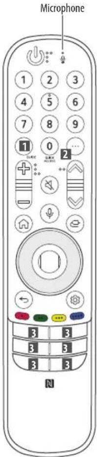 LG OLED83C1PVA - Utilisation de la magic remote - 14