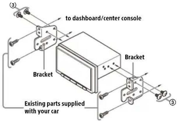 SONY XAVAX4000 - Mounting the unit in a Japanese car - 1