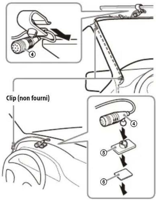 SONY XAVAX4000 - Installation du microphone - 1