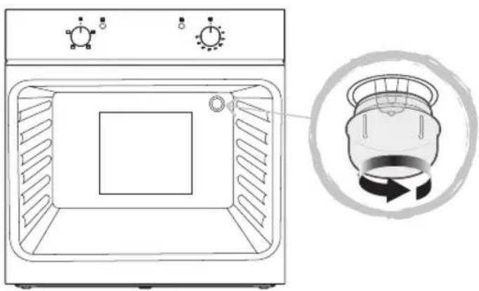 Meireles MF 7600 X - Remplacement de l'ampoule du four - 1