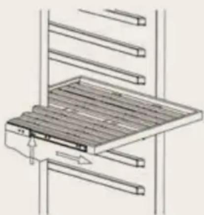 BORETTI BPWKN60 - Enlever l'étagère - 1