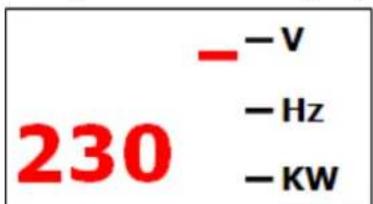 230 - -V - Hz - KW
