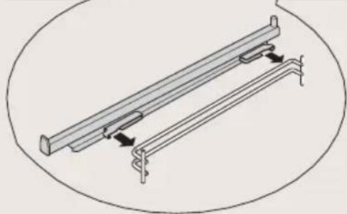 BORETTI CFBI601IX - Telescopic sliding shelf supports (some models only) - 2