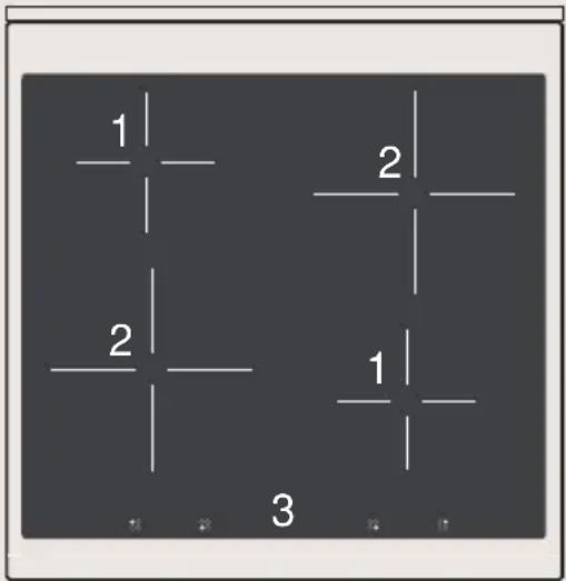 BORETTI CFBI601IX - Kooktafel - 1