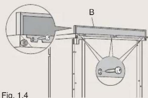 BORETTI CFBI601IX - Levelling the cooker - 1