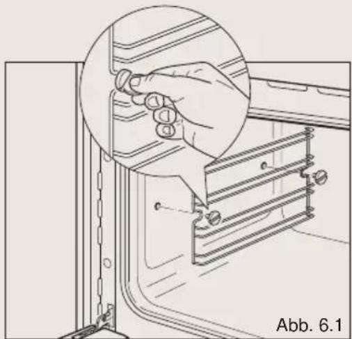 BORETTI CFBI601IX - Einsetzen der Backofenroste - 1