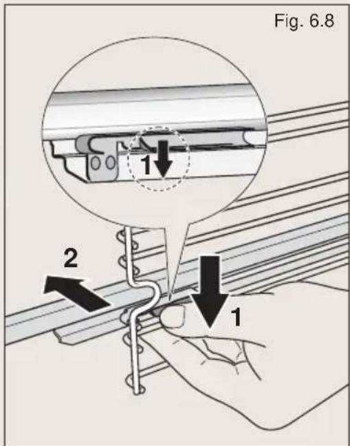 BORETTI CFBI601IX - Telescopic sliding shelf supports (some models only) - 4