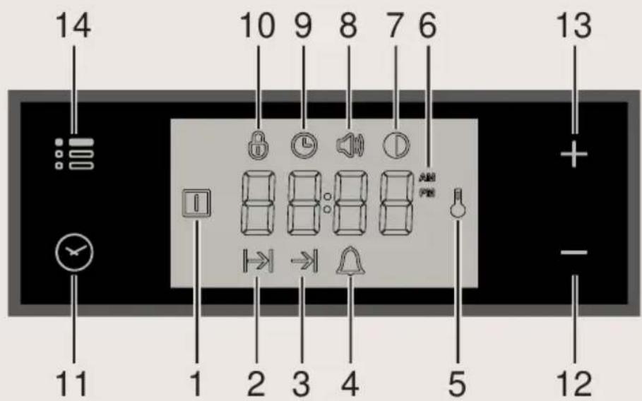 BORETTI CFBI601IX - Elektronische Uhr mit touch-bedienung - 1