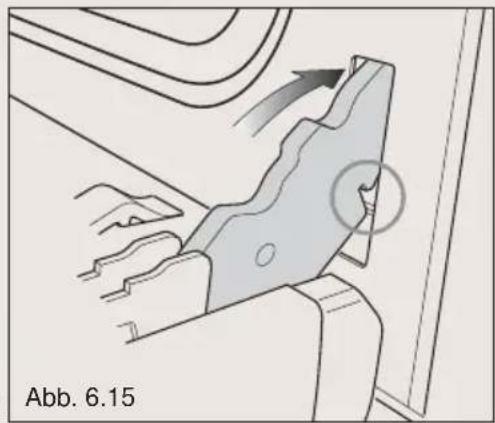 BORETTI CFBI601IX - Obere linke ofentur erneutes anbringen der ofentur - 2