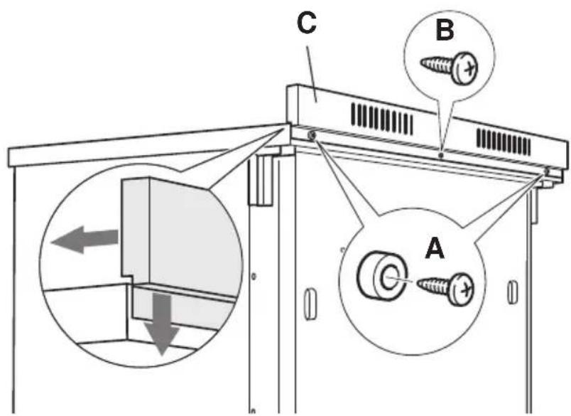 BORETTI CFBI902ZW - HINTERE SCHUTZABDECKUNG - 1