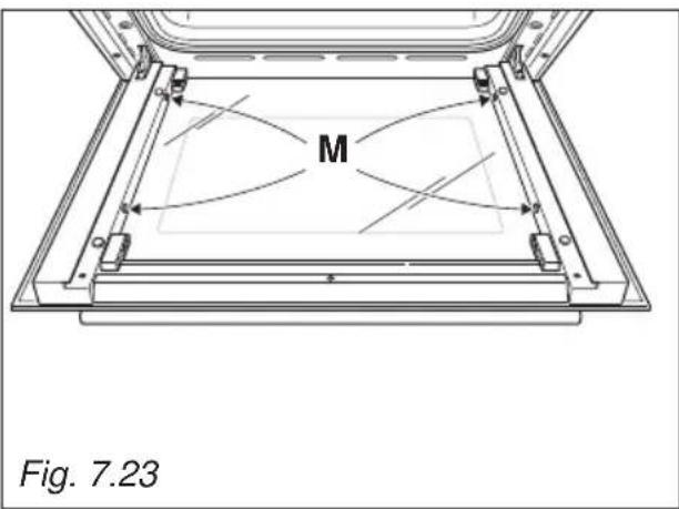 BORETTI CFBI902ZW - REMOVING THE MIDDLE AND INNER PANES OF GLASS - 5