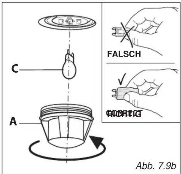 BORETTI CFBI902ZW - AUSTAUSCH DER BACKOFENLEUCHTE - 1