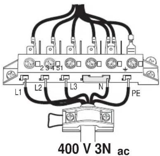BORETTI CFBI902ZW - DOORMETER VAN DE VOEDINGSDRAAD "Type H05RR-F" - 5