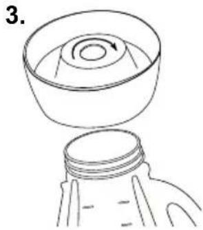 OSTER 6805 - ASSEMBLING YOUR BLENDER - 3