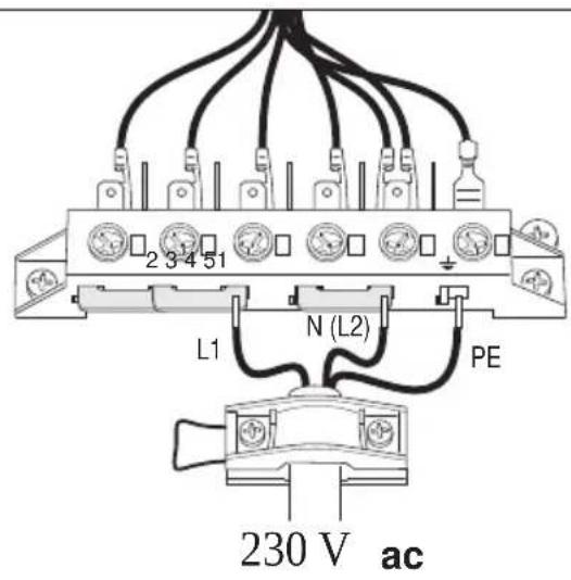 BORETTI CFBI902OW - SECTION DU CABLE D'ALIMENTATION "Type H05RR-F" - 4