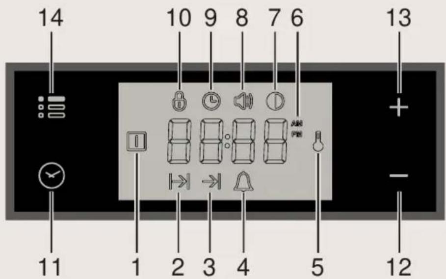 BORETTI CFBI601AN - Elektronische klok met “touch-control” - 1