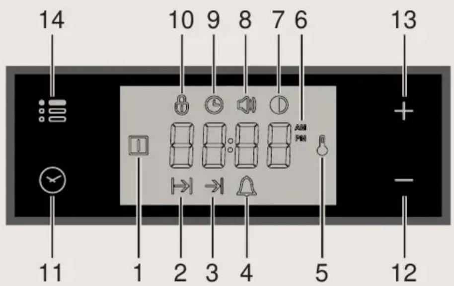 BORETTI CFBI601AN - Horloge électronique “touch-control” - 1