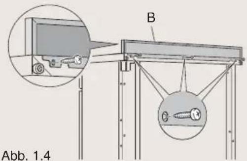 BORETTI CFBI601AN - Befestigung der Stellfüsse und nivellierung des Herds - 2